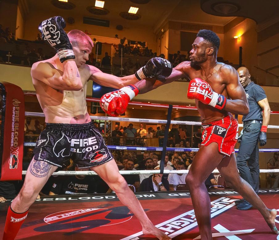Athletes Kickboxing Sponsored by Fireblood Supplement